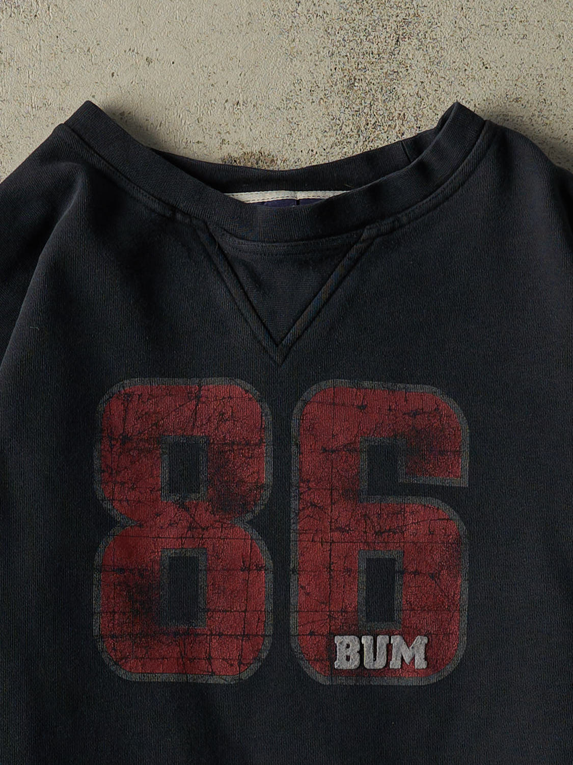 Vintage 90s Faded Black Bum Equipment Crewneck (L/XL)