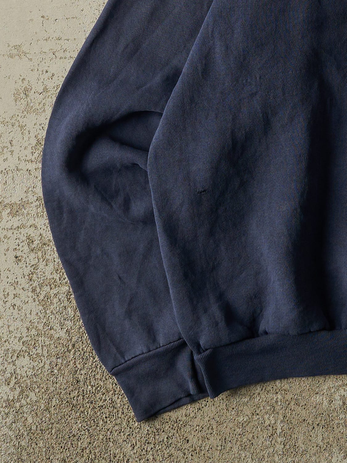 Vintage 80s Navy Blue Blank Crewneck (S/M)