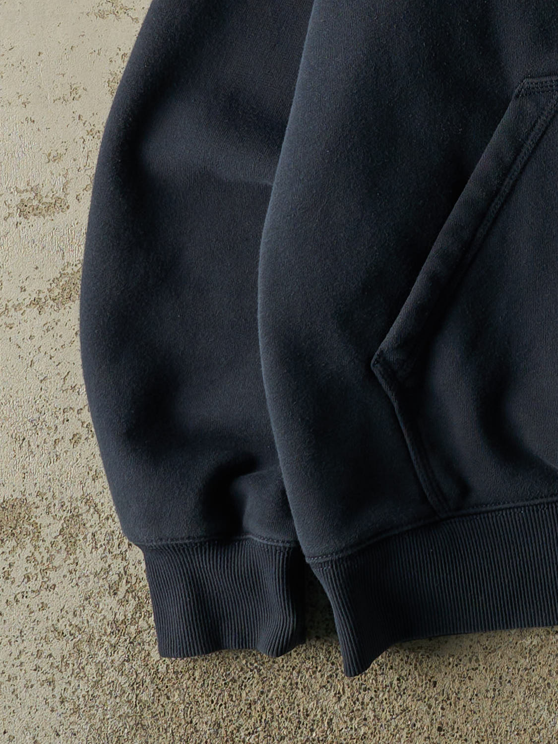 Vintage Y2K Navy Blue Carhartt Embroidered Hoodie (XL/XXL)