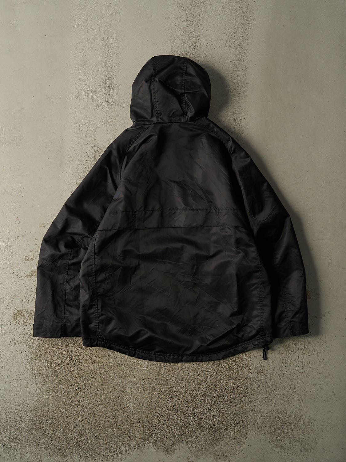Vintage 90s Black Nike Quarter Zip Windbreaker Jacket (XL/XXL)
