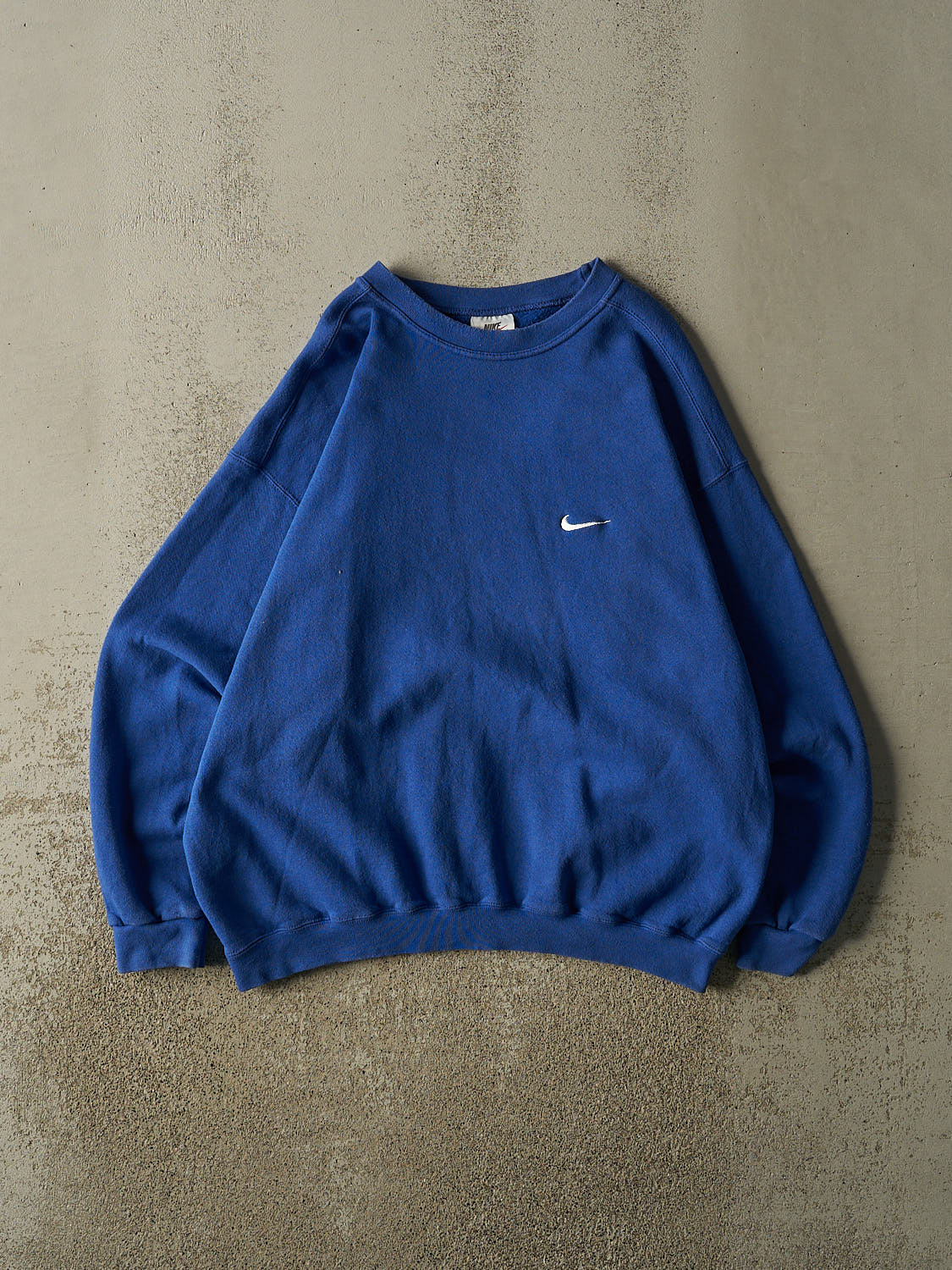 Vintage 90s Blue Nike Embroidered Crewneck (XL)