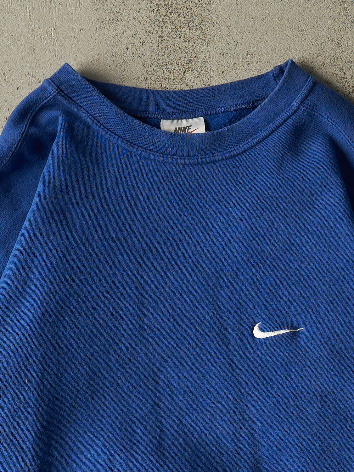 Vintage 90s Blue Nike Embroidered Crewneck (XL)