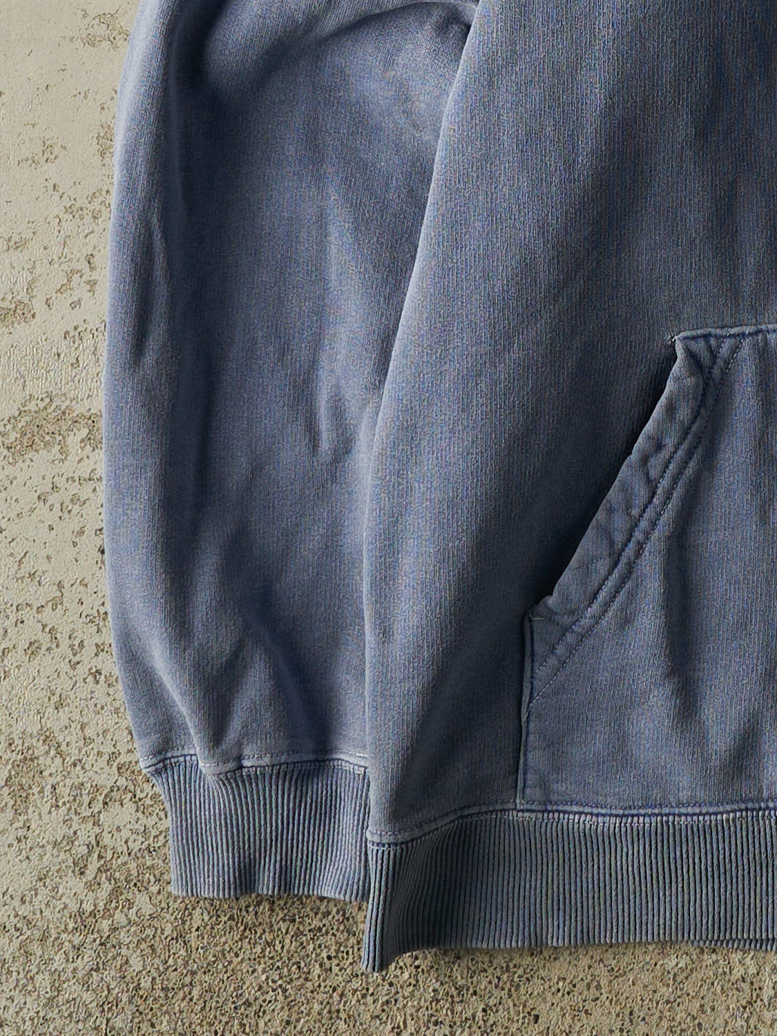 Vintage 90s Washed Blue Bum Equipment Hoodie (XL)