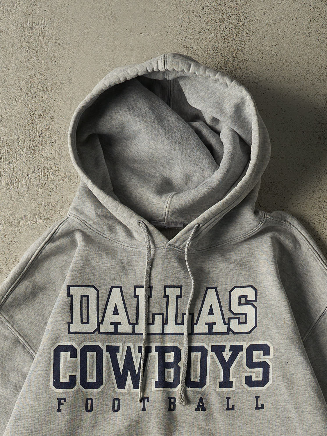 Vintage 90s Grey Dallas Cowboys Hoodie (XL)