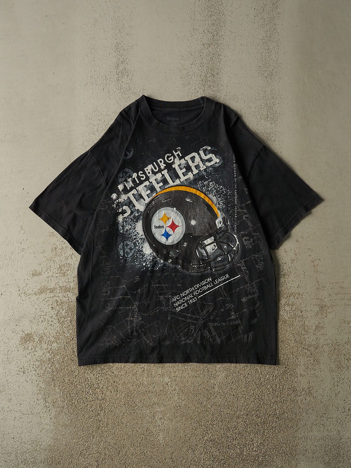 Vintage Y2K Black Pittsburgh Steelers Tee (XL)