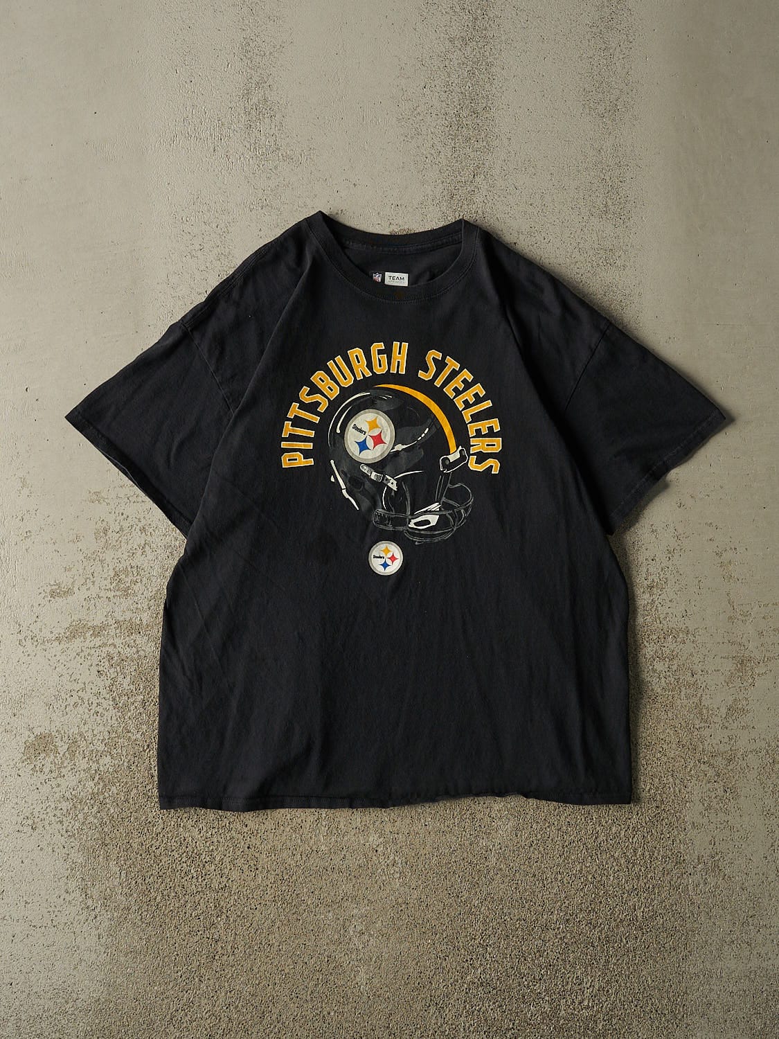 Vintage Y2K Black Pittsburgh Steelers Tee (L/XL)