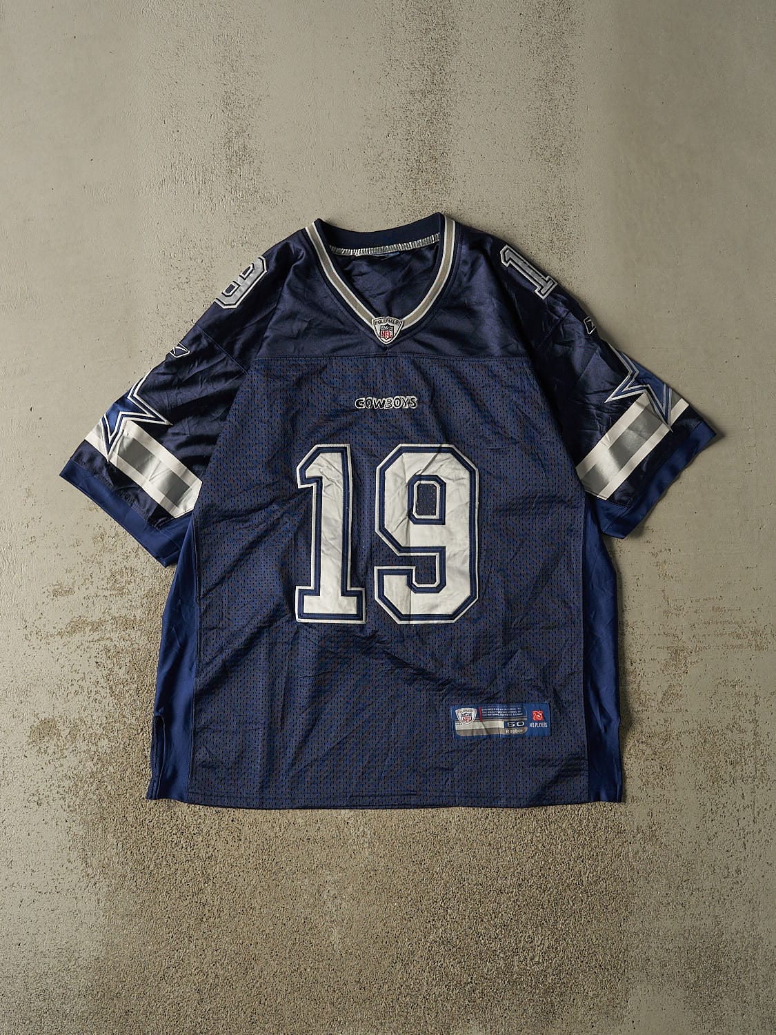 Vintage Y2K Navy Blue Dallas Cowboys #19 Austin Football Jersey (XL/XXL)