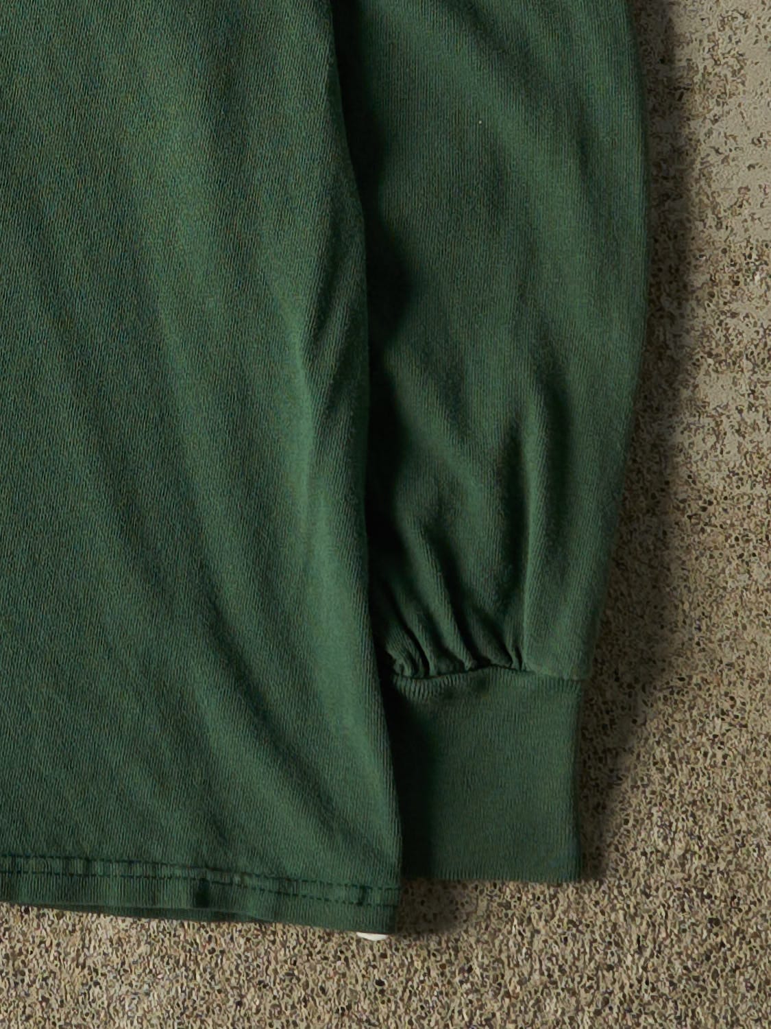Vintage Y2K Green Green Bay Packers Long Sleeve (M)