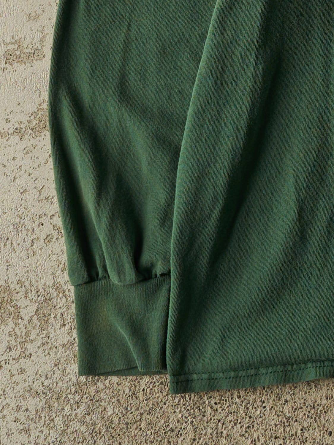 Vintage Y2K Green Green Bay Packers Long Sleeve (M)