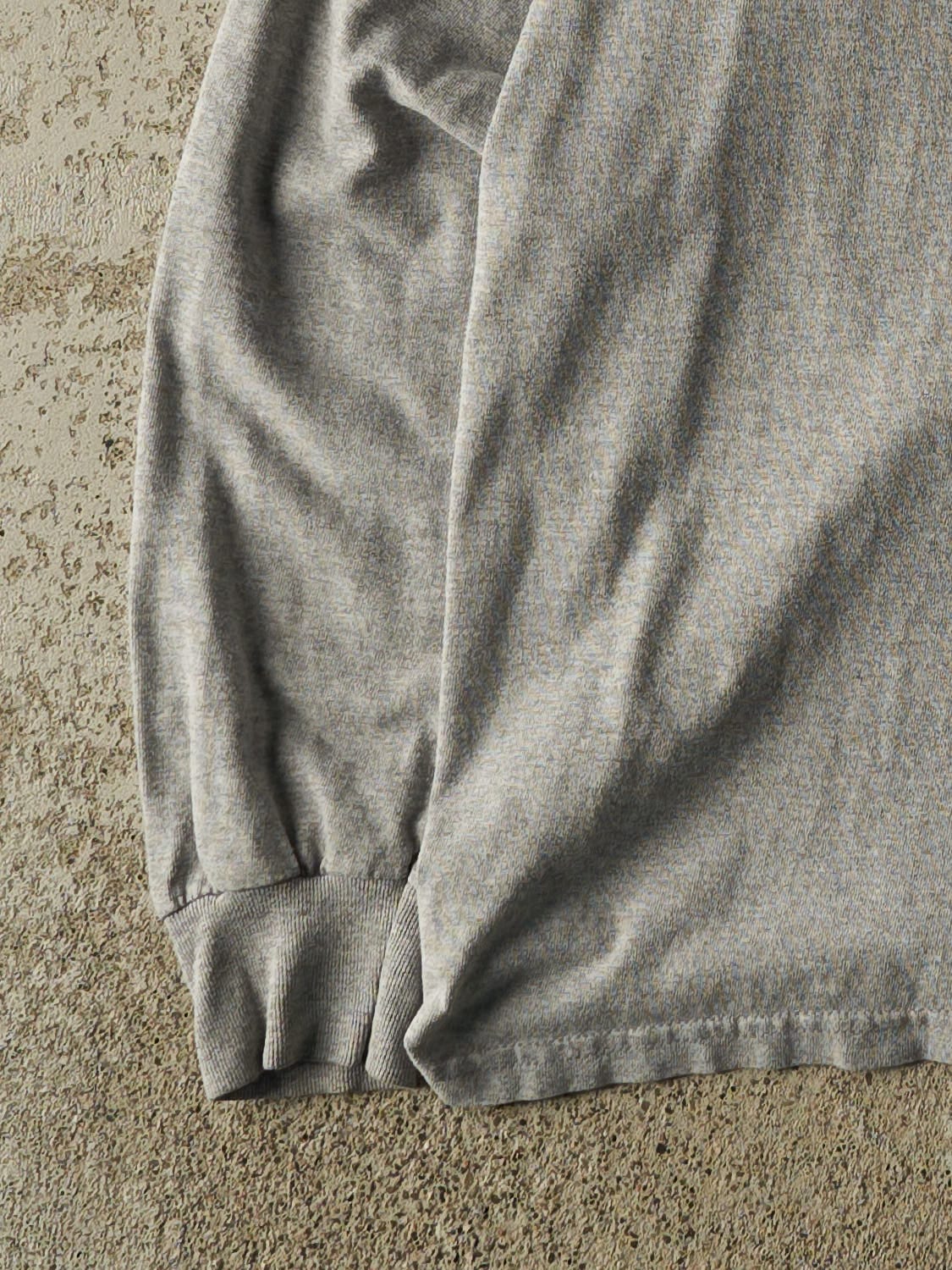 Vintage 90s Grey New England Patriots Long Sleeve (L)