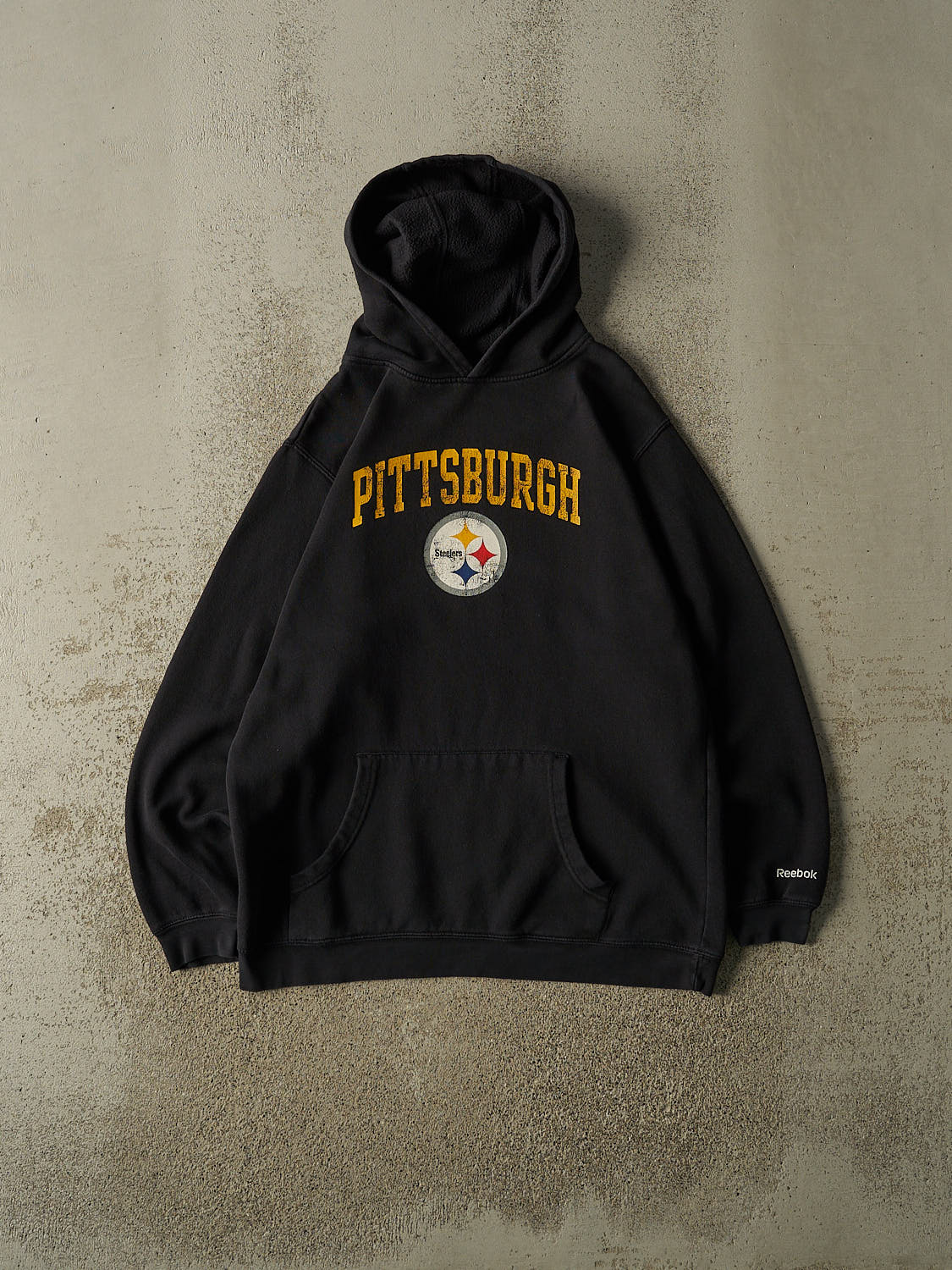 Vintage Y2K Black Pittsburgh Steelers Hoodie (M/L)