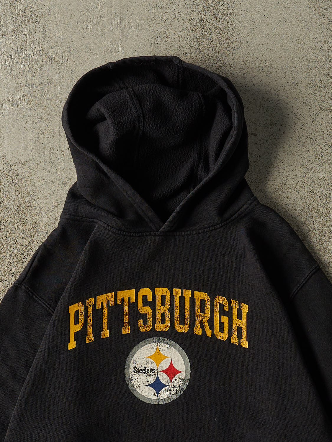 Vintage Y2K Black Pittsburgh Steelers Hoodie (M/L)