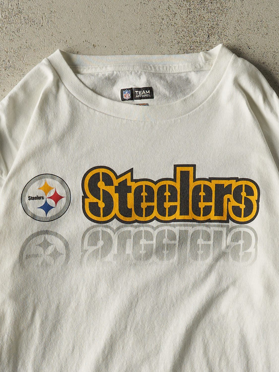 Vintage Y2K White Pittsburgh Steelers Long Sleeve (L)