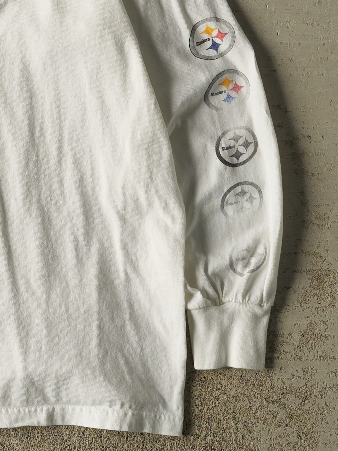 Vintage Y2K White Pittsburgh Steelers Long Sleeve (L)