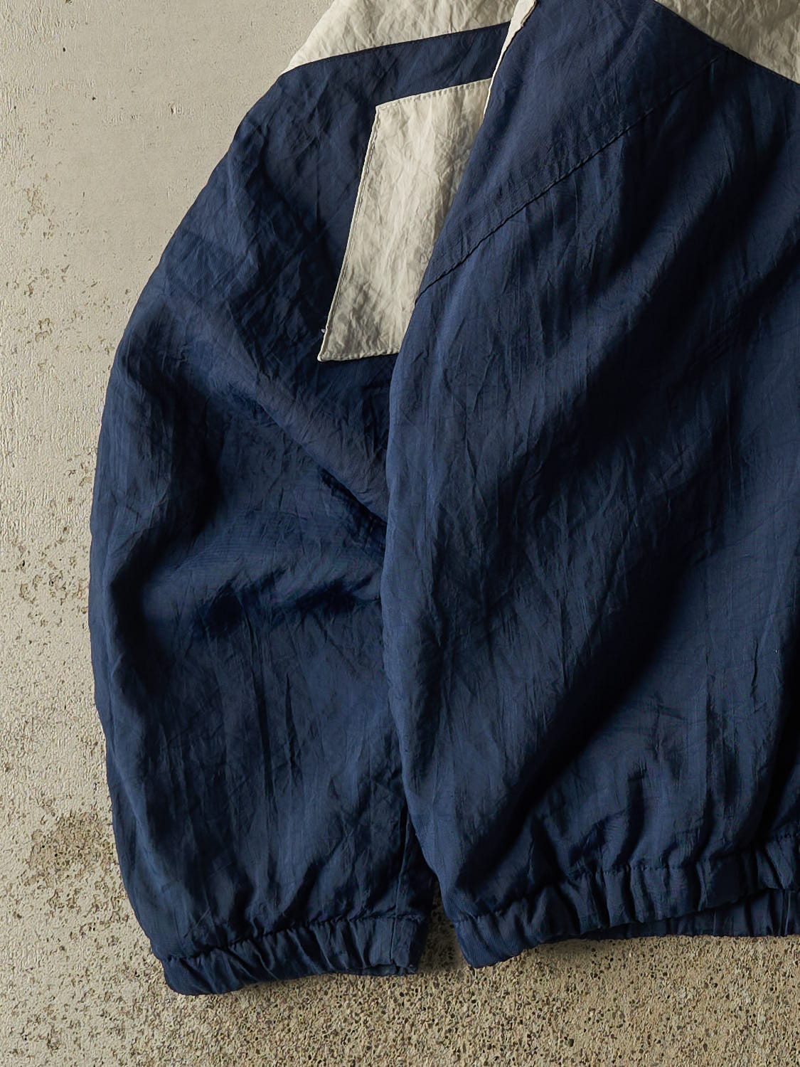 Vintage 90s Navy Blue Reebok Windbreaker Jacket (M/L)