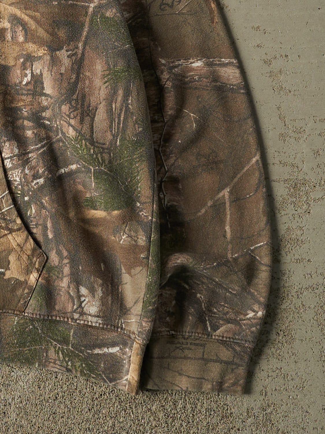 Vintage Y2K Camo Realtree Logo Hoodie (XL)