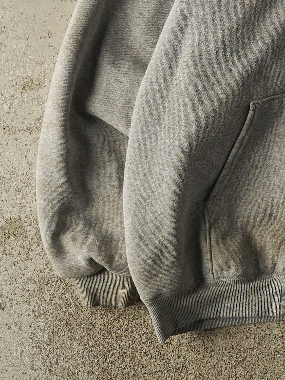 Vintage Y2K Grey Dickies Quilt Lined Heavyweight Zip Up Hoodie (XXL)
