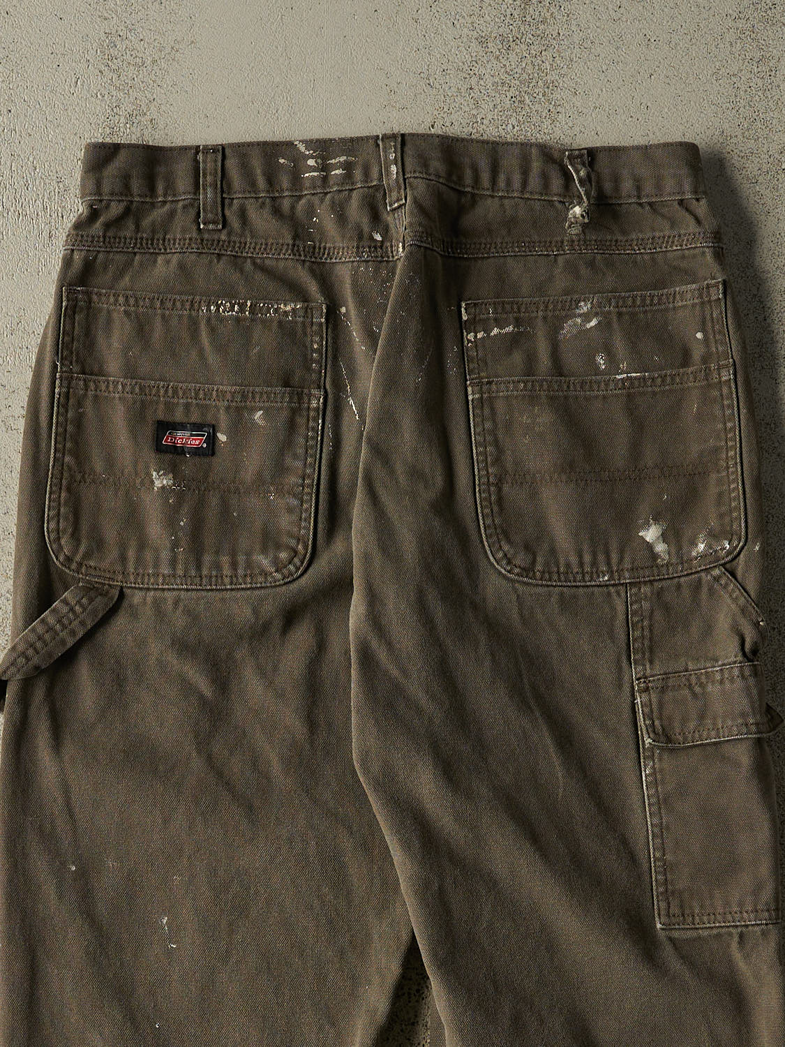 Vintage Y2K Green Dickies Double Knee Carpenter Pants (32x29.5)