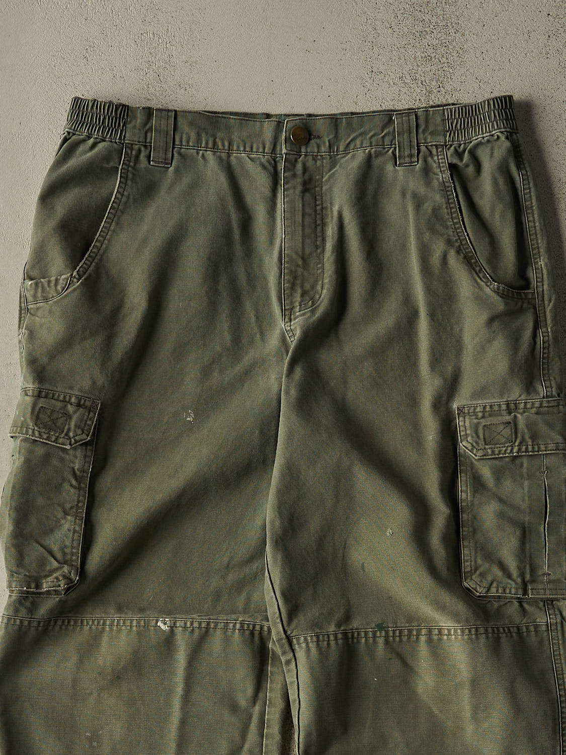 Vintage Y2K Green Cabela's Double Knee Cargo Pants (35x28)