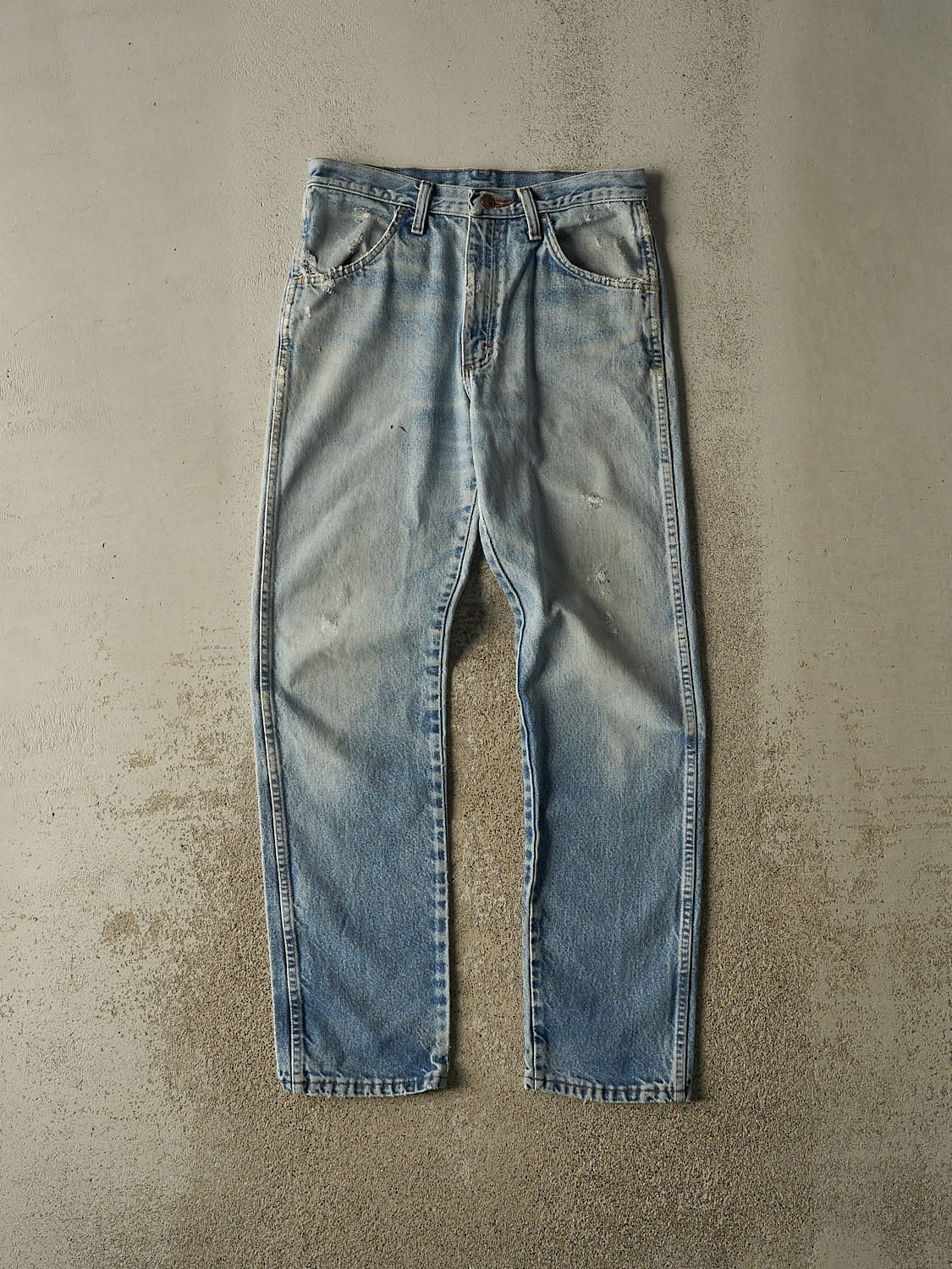 Vintage 90s Light Wash Rustler Jeans (30x31.5)