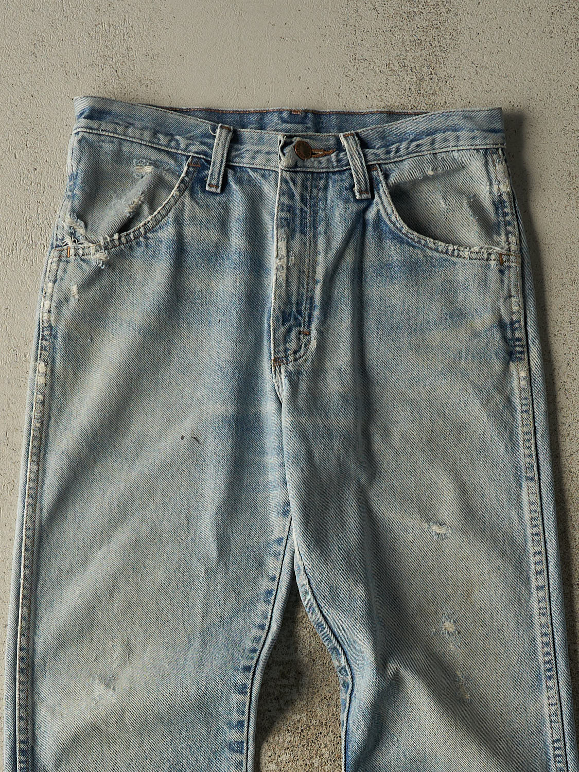Vintage 90s Light Wash Rustler Jeans (30x31.5)
