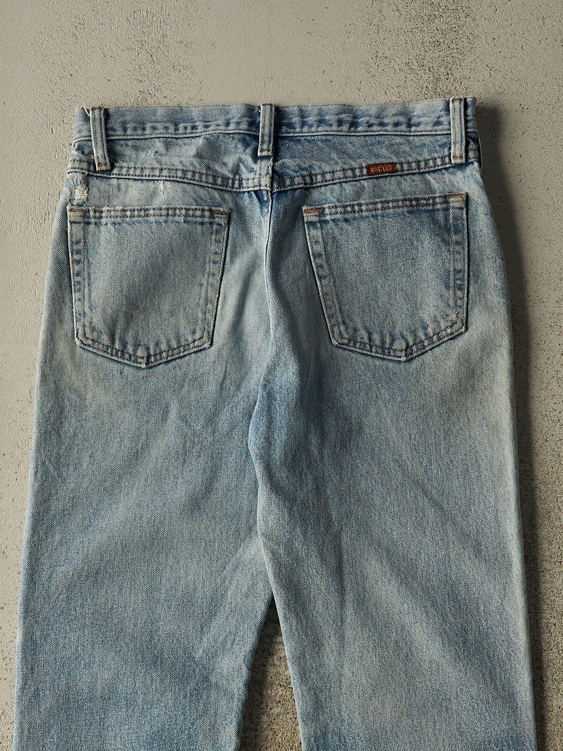 Vintage 90s Light Wash Rustler Jeans (30x31.5)