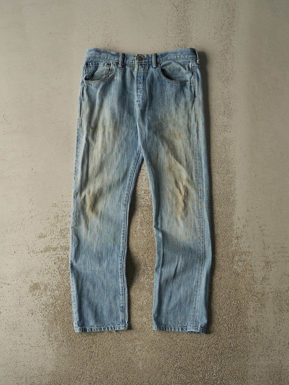Vintage 90s Light Wash Levi's 501 Jeans (31x30.5)