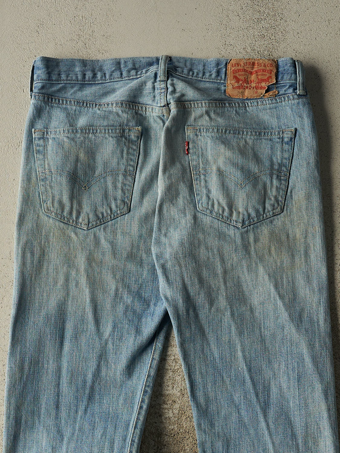 Vintage 90s Light Wash Levi's 501 Jeans (31x30.5)