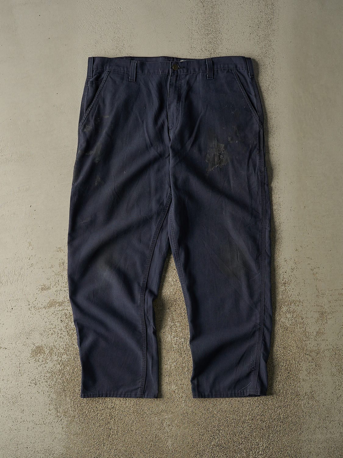Vintage Y2K Navy Blue Carhartt Work Pants (38x29.5)