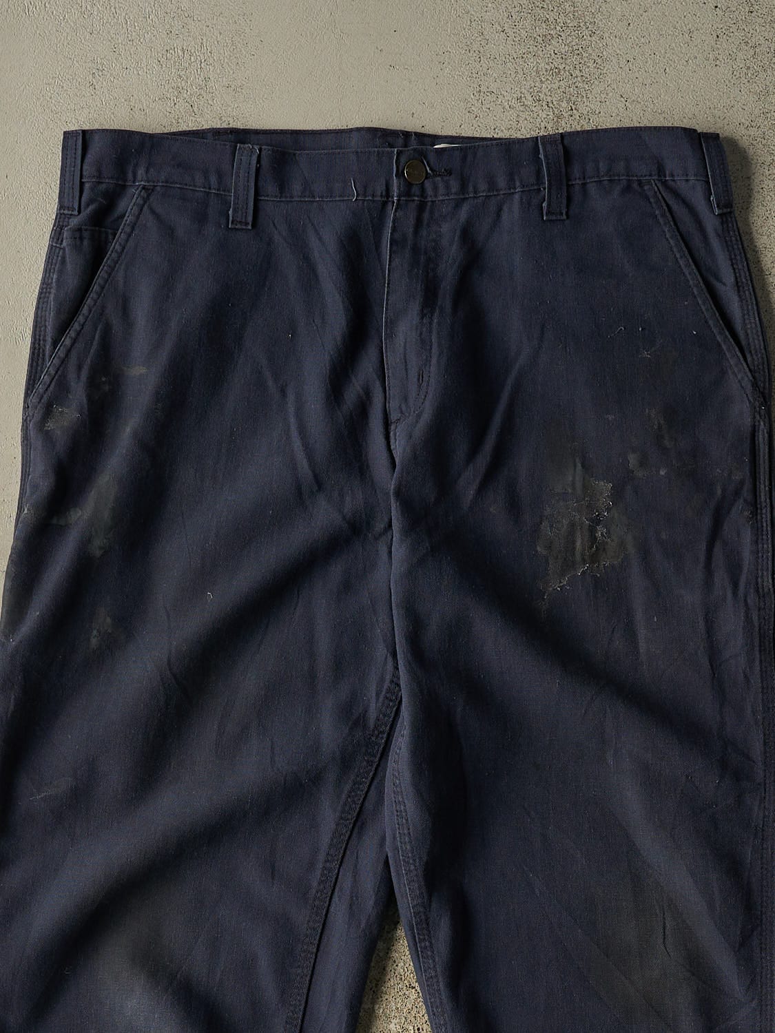 Vintage Y2K Navy Blue Carhartt Work Pants (38x29.5)