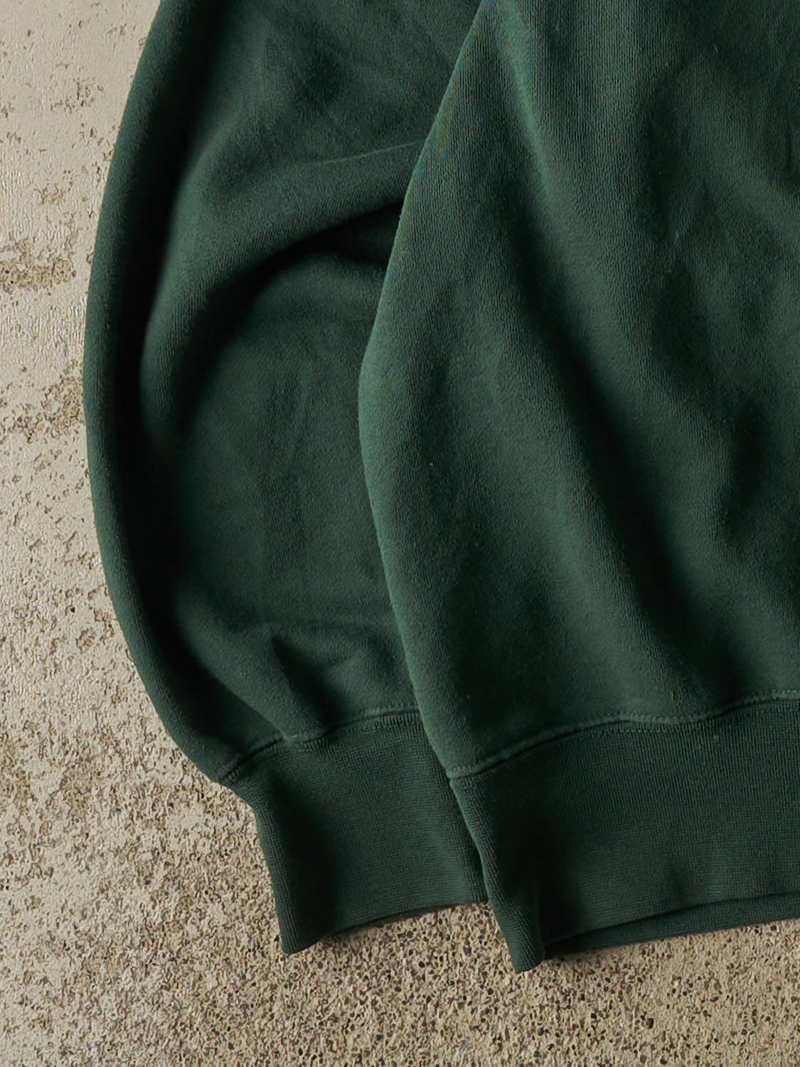 Vintage 90s Green Green Bay Packers Embroidered Quarter Button Sweater (XL/XXL)