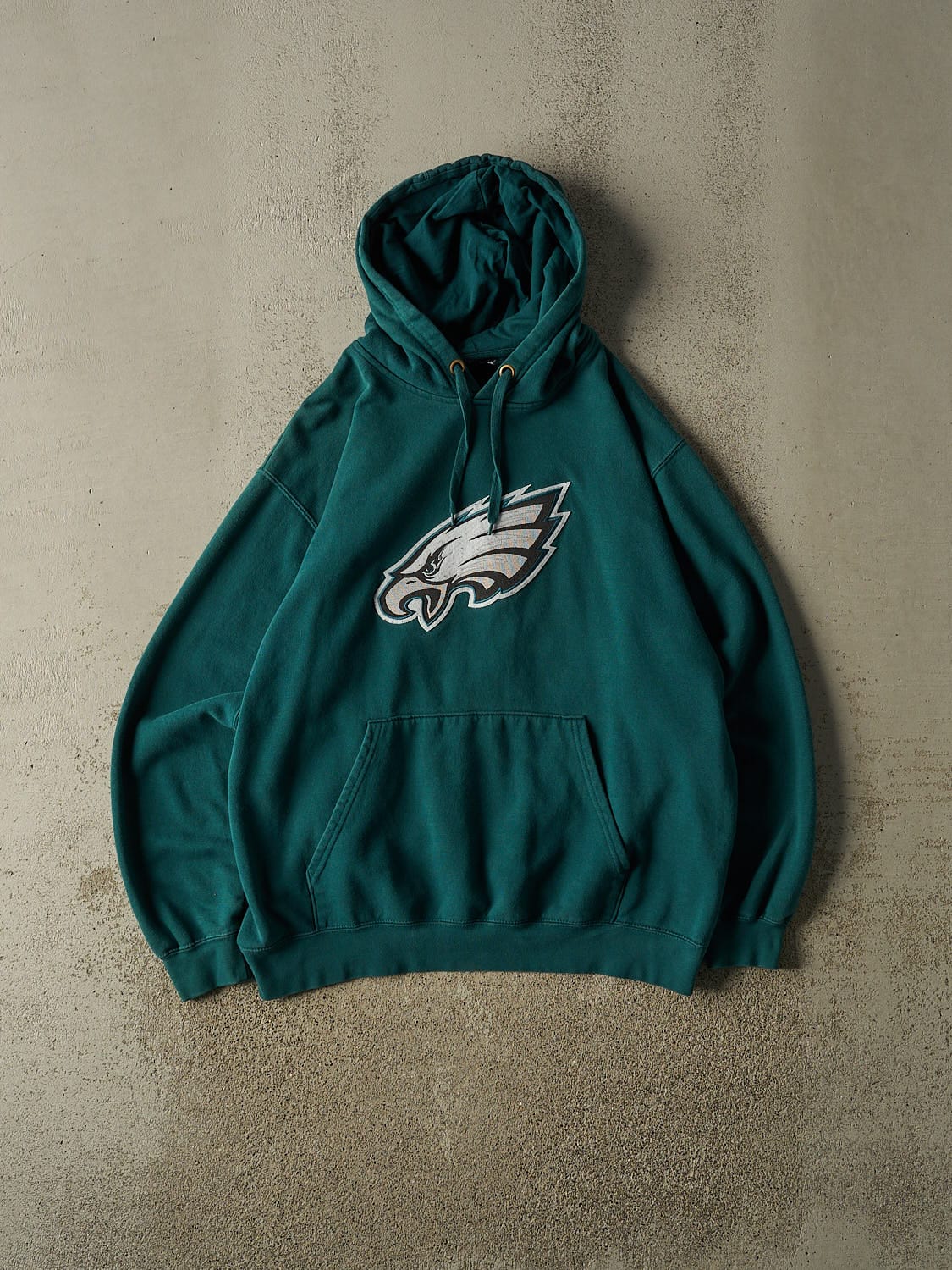 Vintage Y2K Green Philadelphia Eagles Embroidered Hoodie (XL)