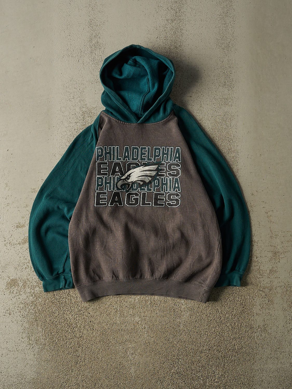 Vintage Y2K Green Philadelphia Eagles Hoodie (S)