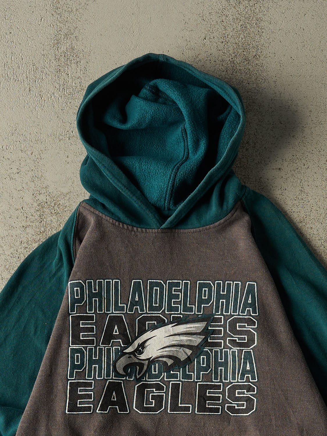 Vintage Y2K Green Philadelphia Eagles Hoodie (S)