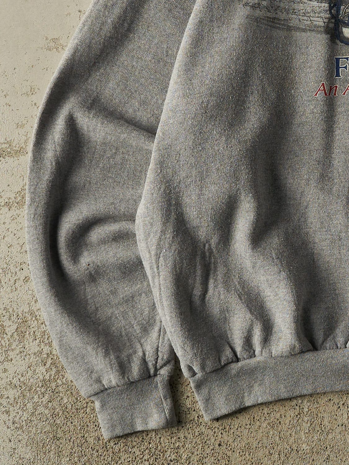 Vintage 90s Grey Football American Tradition Crewneck (XL)