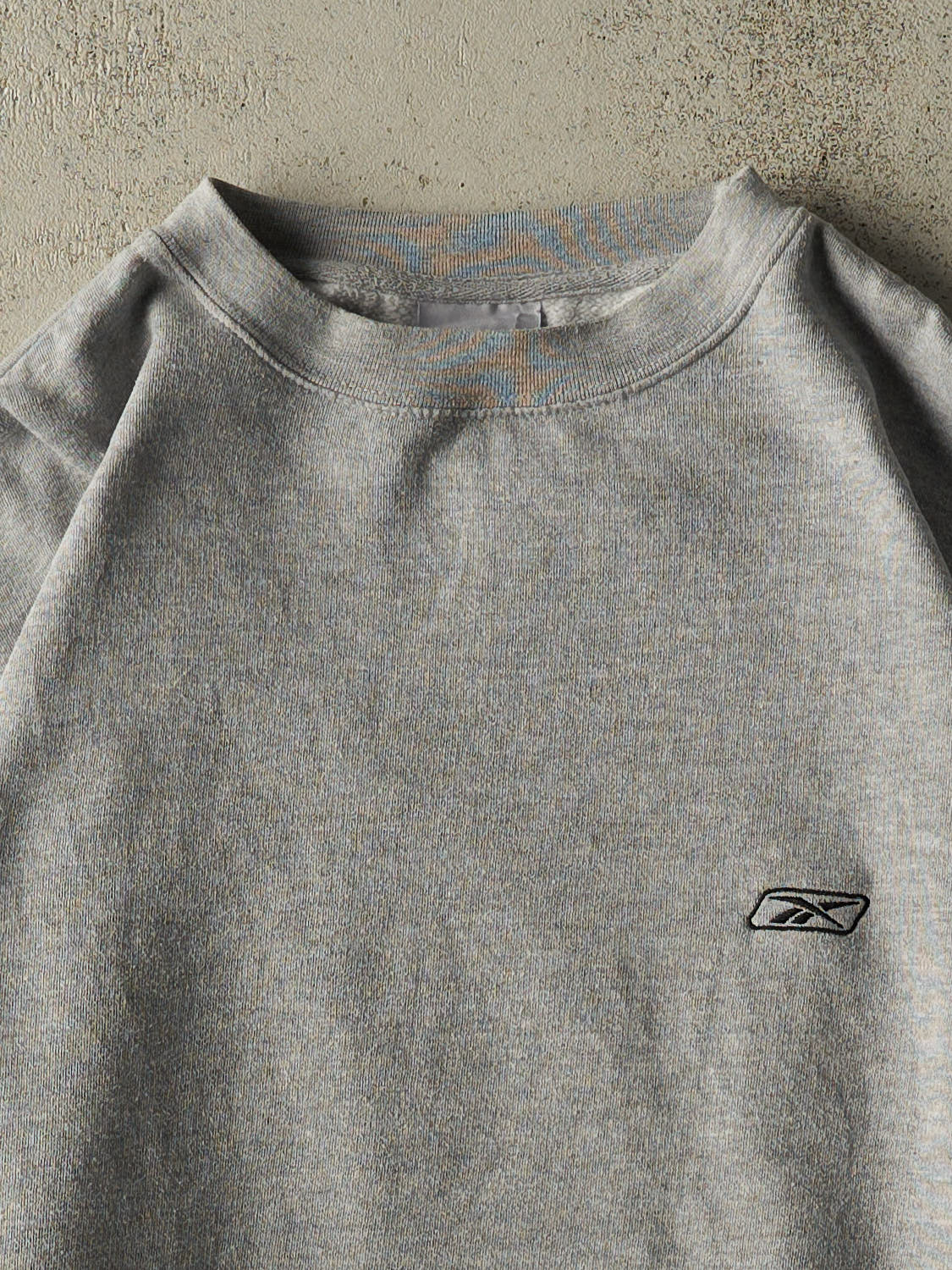 Vintage 90s Grey Reebok Logo Crewneck (XL/XXL)