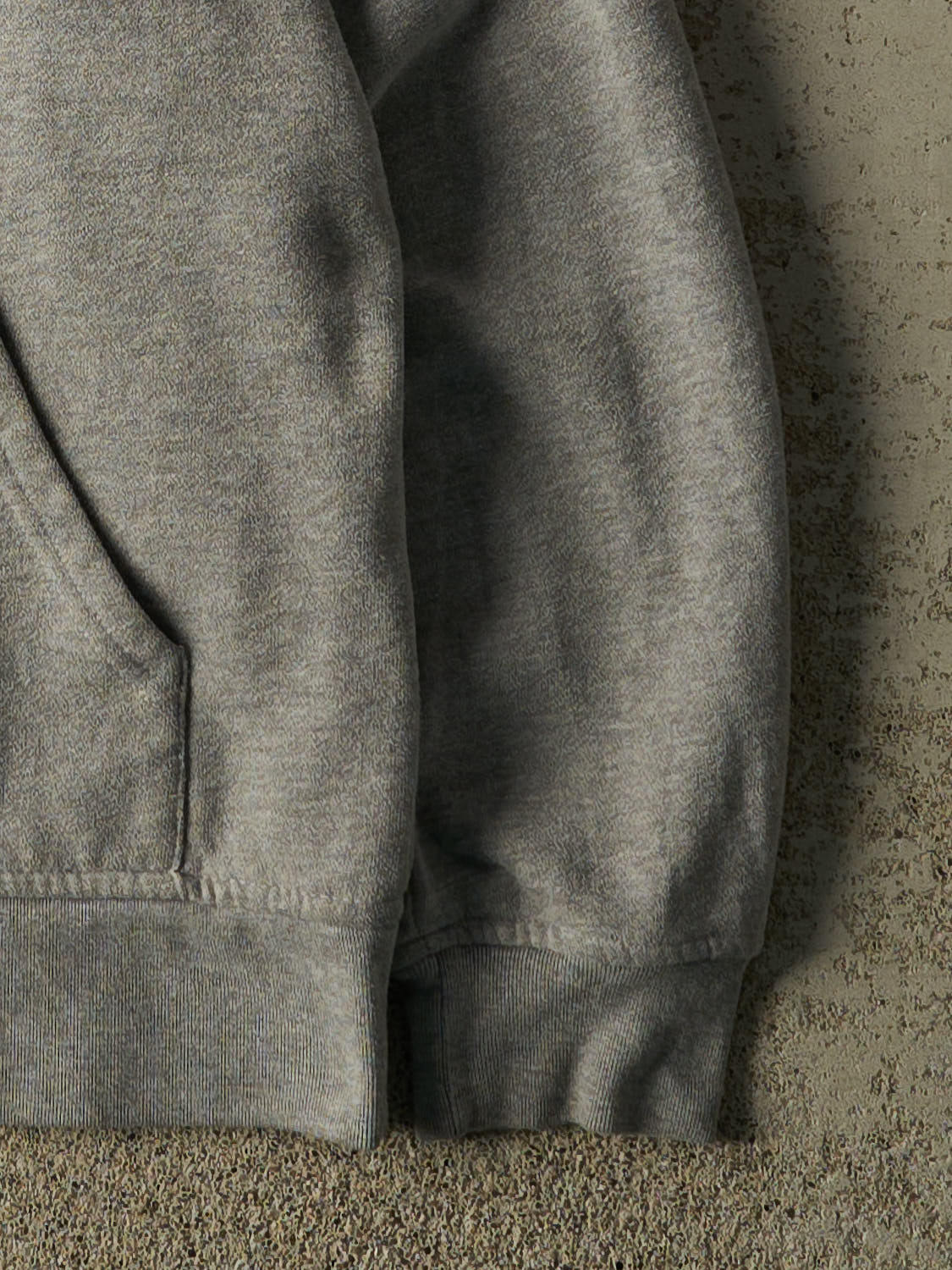 Vintage 90s Grey Reebok Logo Hoodie (XS)