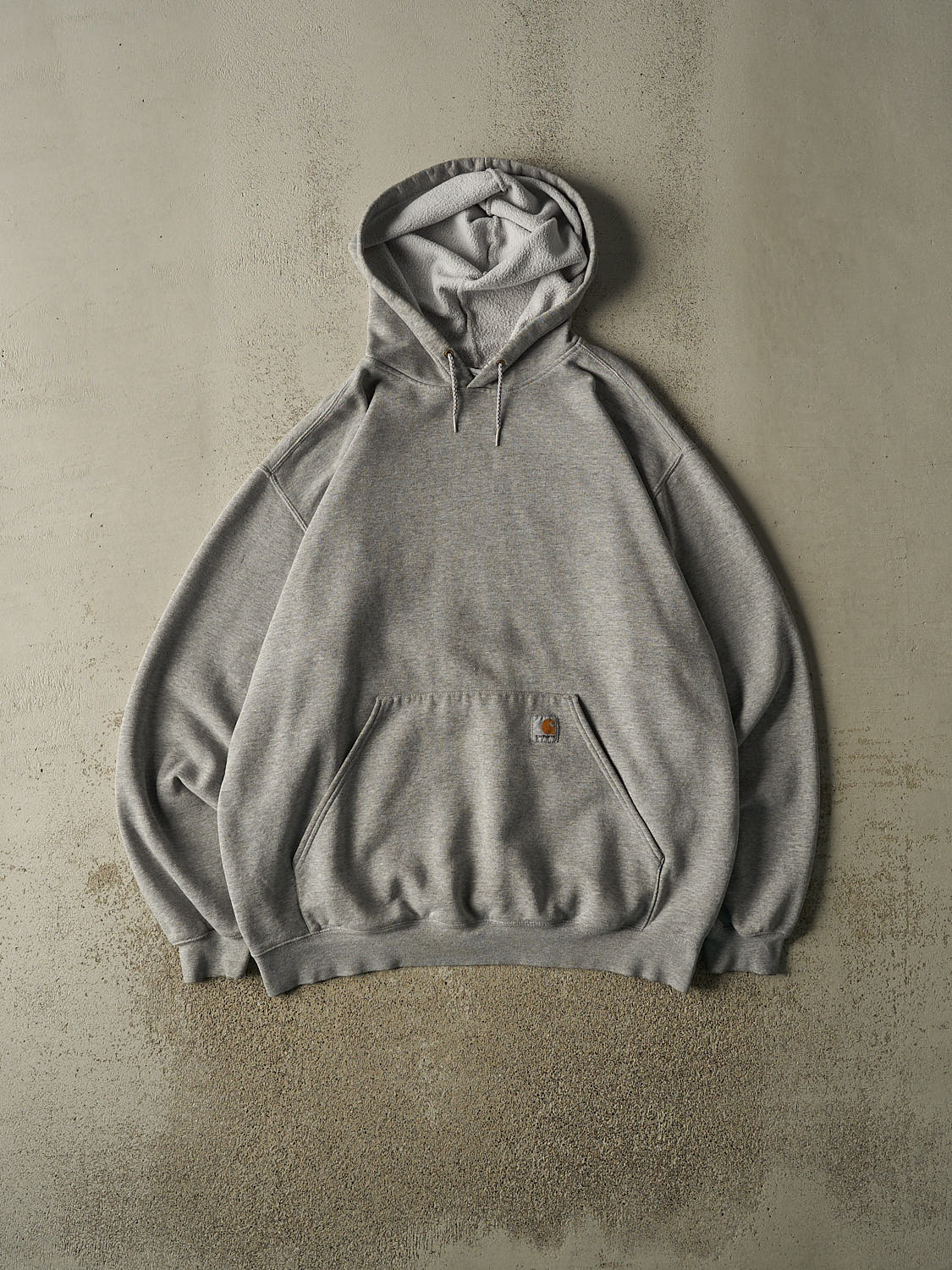Vintage 90s Grey Carhartt Logo Hoodie (XXL/XXXL)