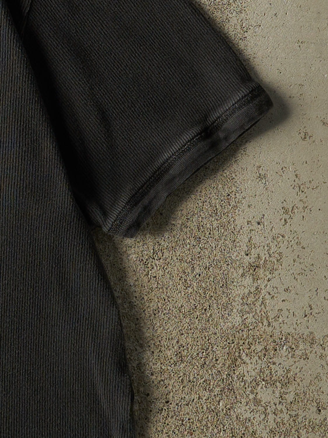 Vintage 90s Faded Black Thermal Tee (S/M)