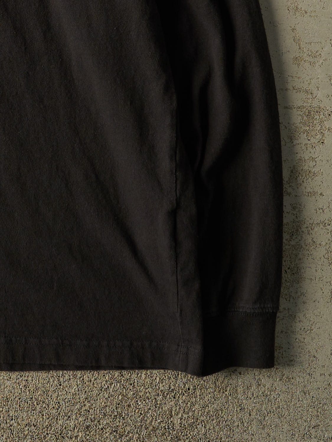 Vintage Y2K Black Carhartt Quarter Button Pocket Long Sleeve (L/XL)