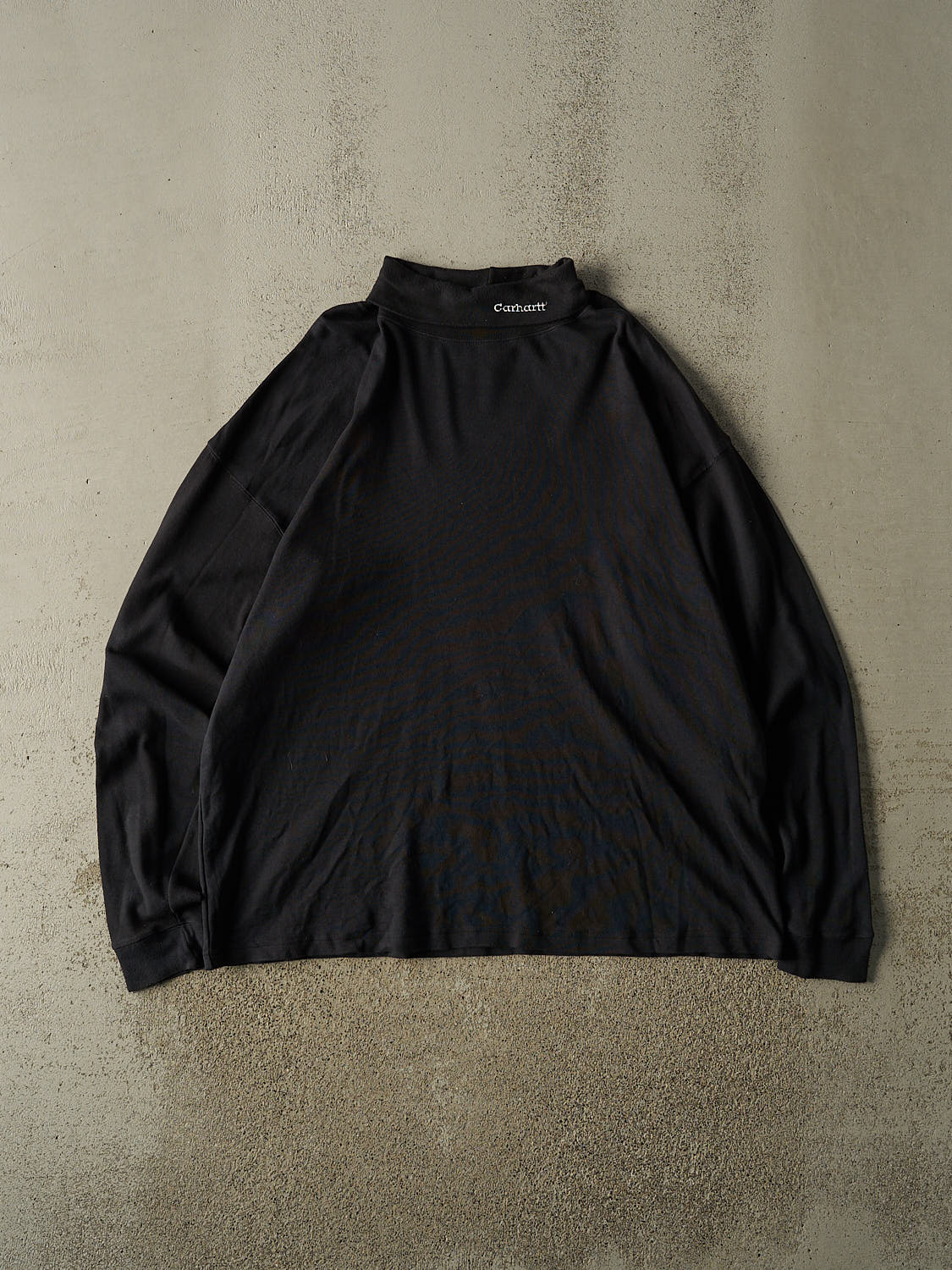 Vintage 90s Black Carhartt Turtle Neck Long Sleeve (XL/XXL)