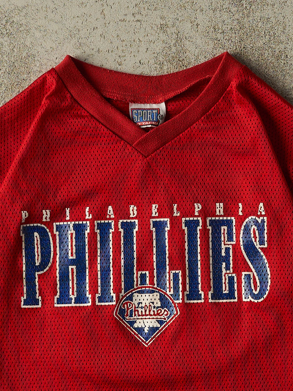 Vintage 98' Red Philadelphia Phillies #38 Kurt Schilling Jersey (XS)