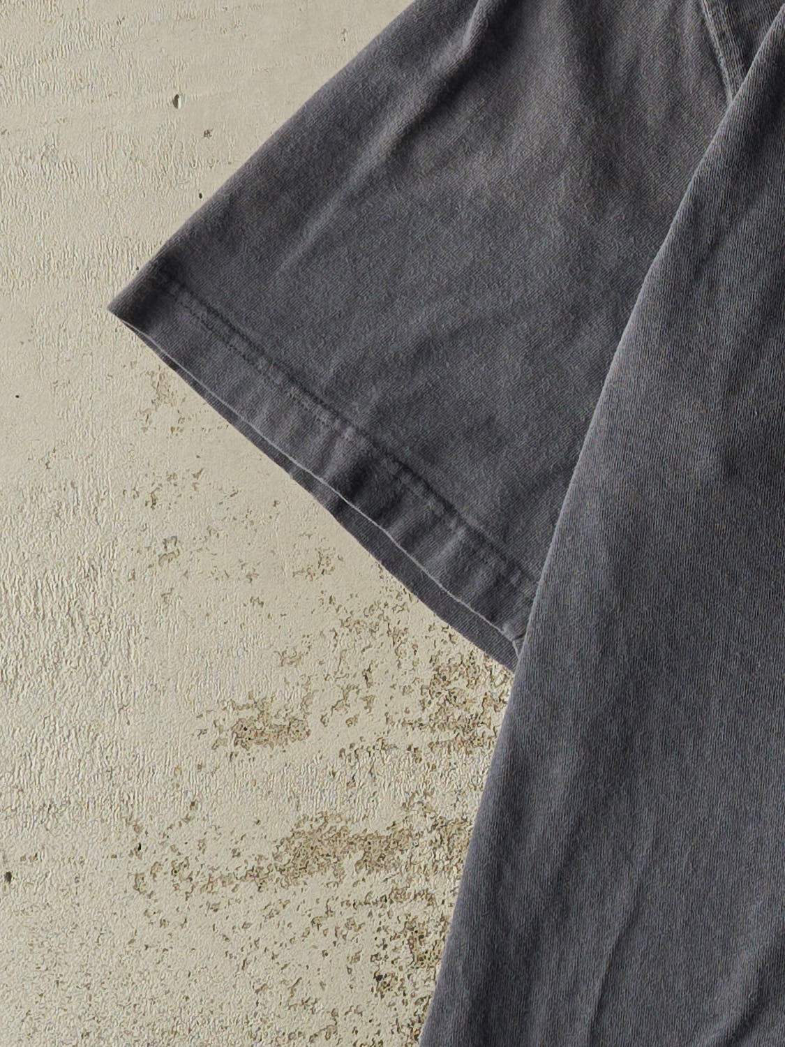 Vintage Y2K Charcoal Grey Carhartt Quarter Button Pocket Tee (XL/XXL)