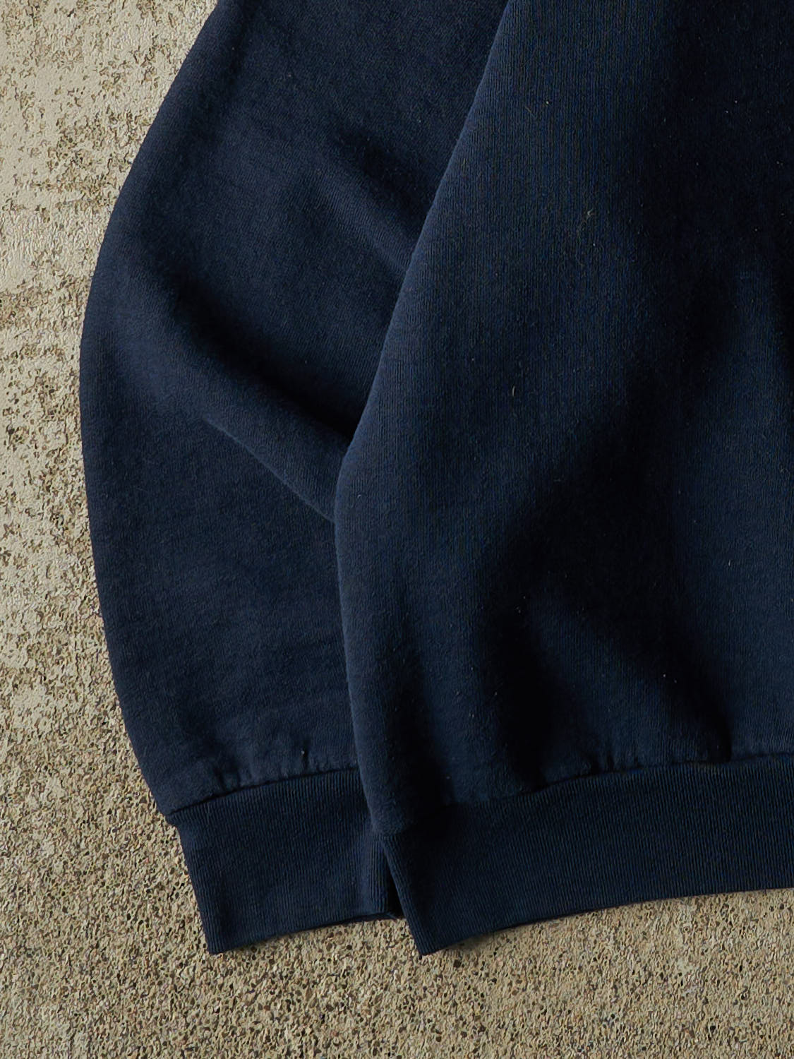 Vintage 80s Navy Blue Blank Crewneck (S/M)