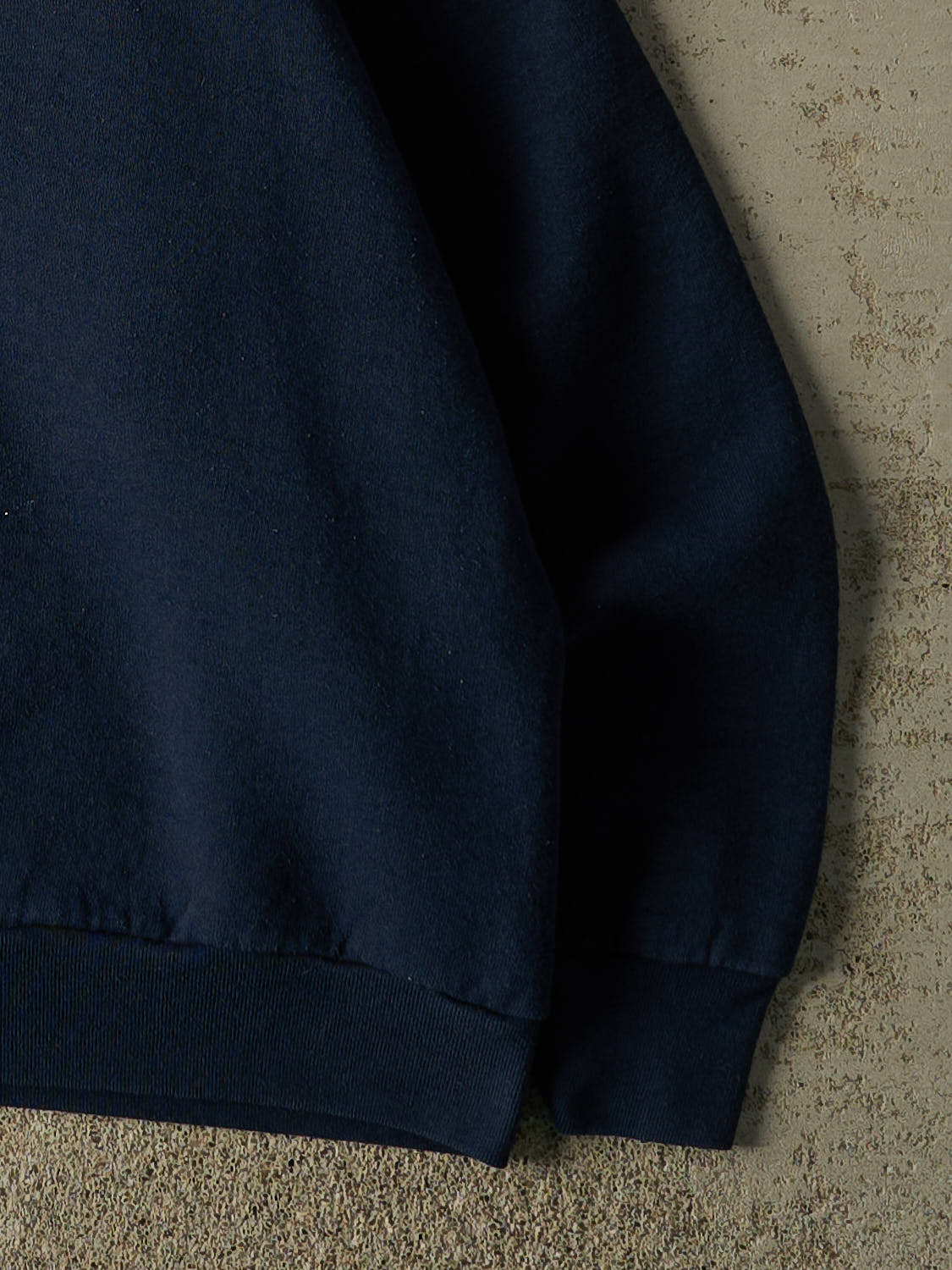 Vintage 80s Navy Blue Blank Crewneck (S/M)