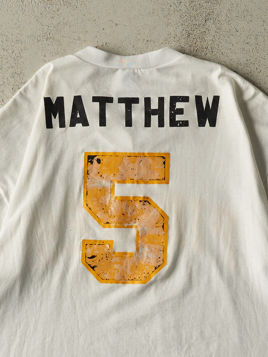 Vintage 90s White Russell Athletic Pittsburgh Pirates #5 Matthew Jersey Tee (XL)