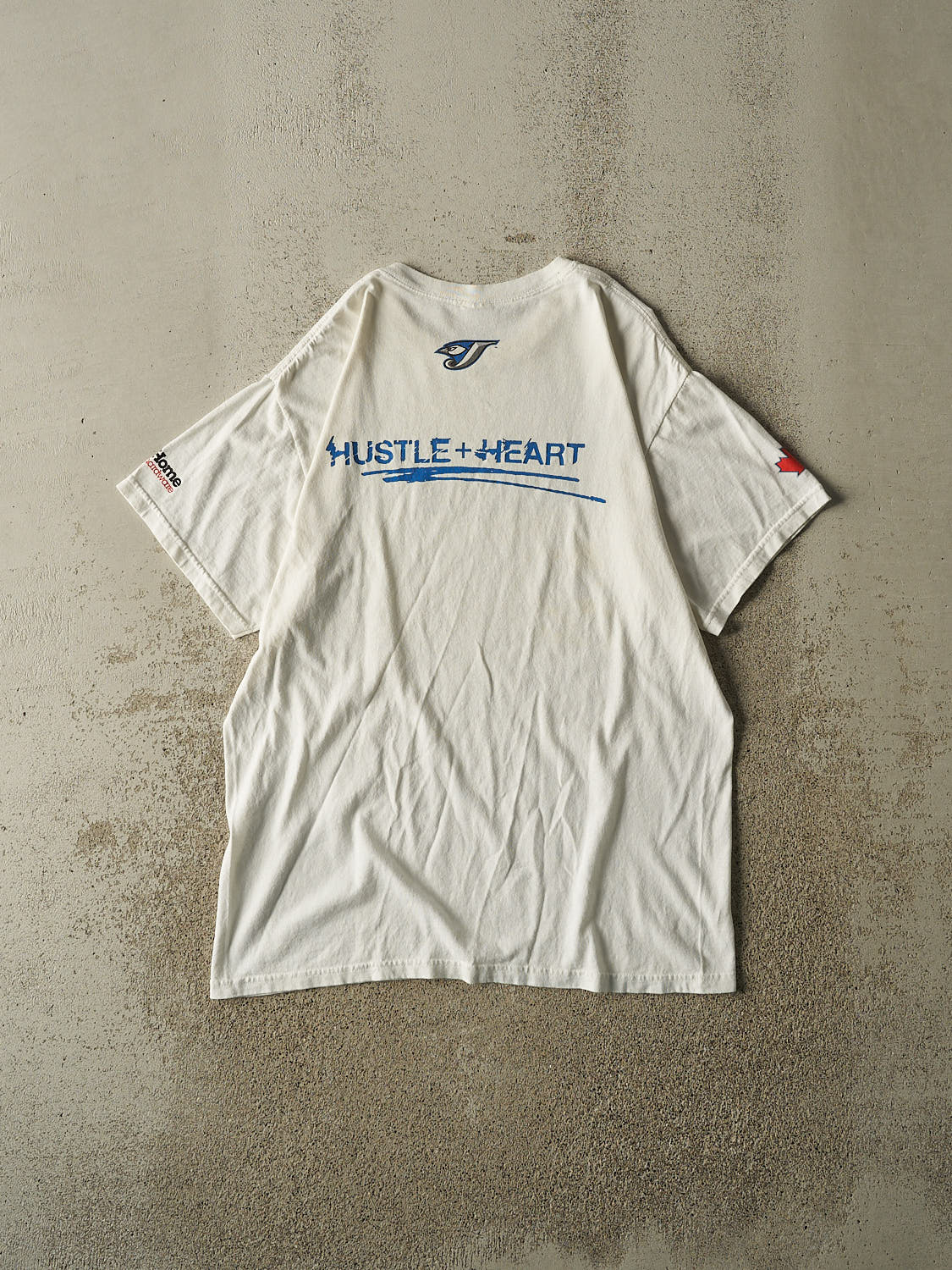 Vintage Y2K White Toronto Blue Jays Tee (L/XL)
