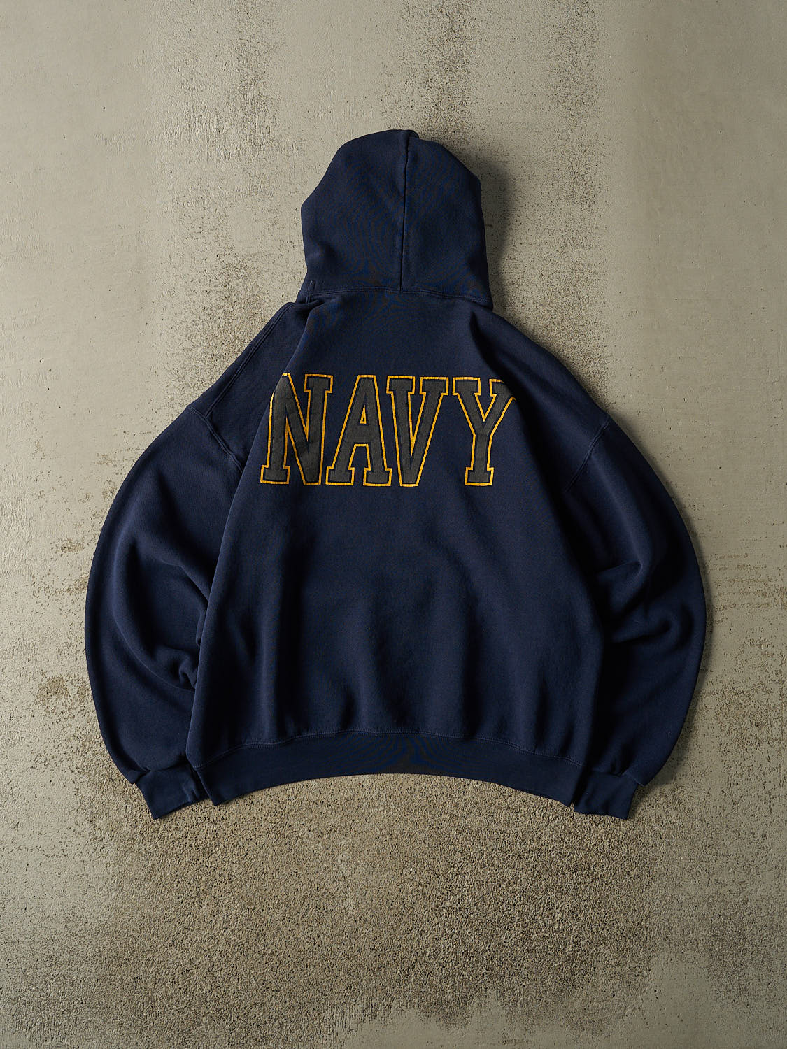 Vintage 90s Navy Blue United States Navy Hoodie (L)