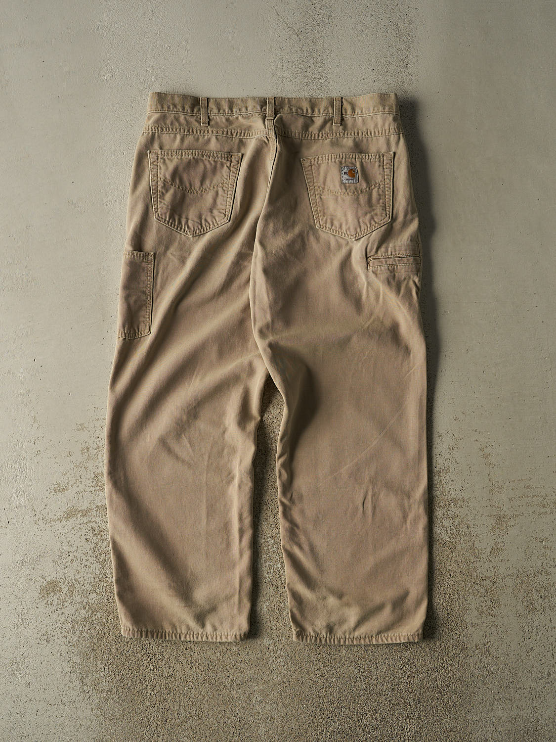 Vintage Y2K Beige Carhartt Fire Resistant Work Pants (37x29)