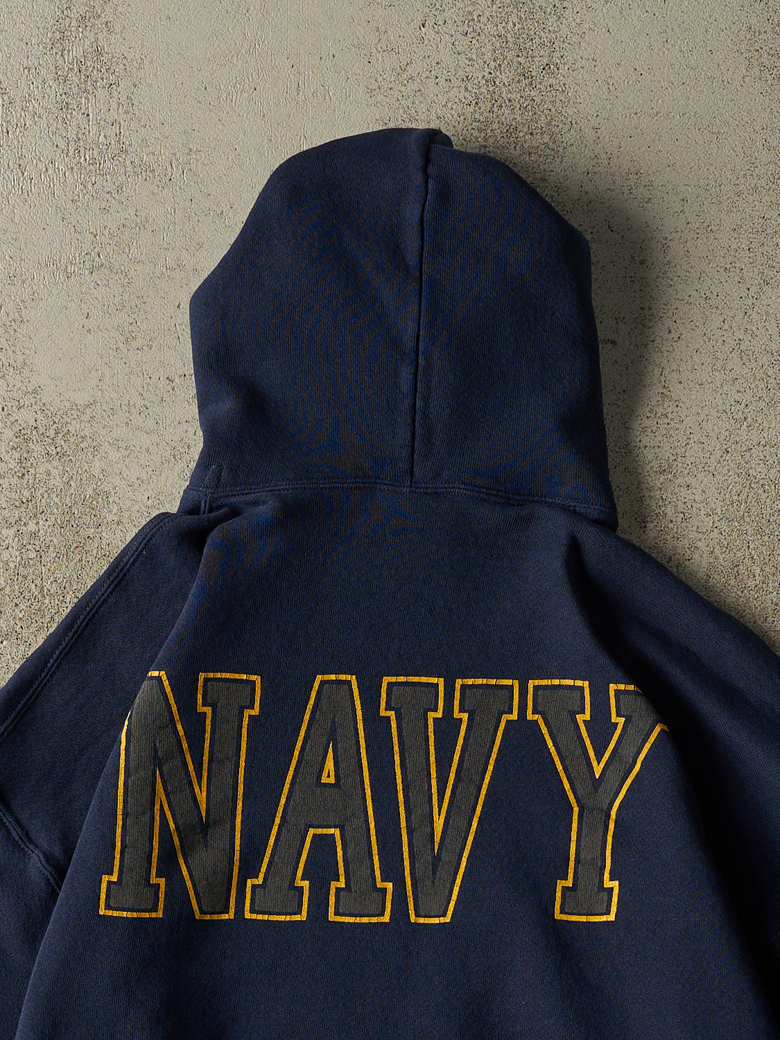 Vintage 90s Navy Blue United States Navy Hoodie (L)